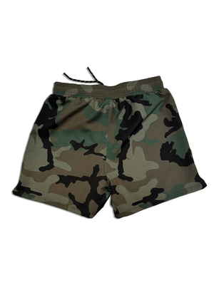 God's Plaid (Woodland) Fight Shorts